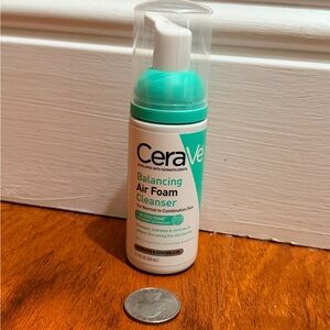 🍄6/$26 CeraVe balancing air foam  cleanser travel/purse 1.7oz  NWT